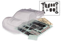 Traxxas Slash 2WD Clear RC Car Body with Window Masks &amp; Decal Sheet 1/10 Scale - 6958 - TRX6958