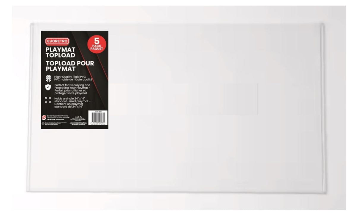 EVORETRO 9604 Playmat Topload Holder Pack of 5 (9250476622061)
