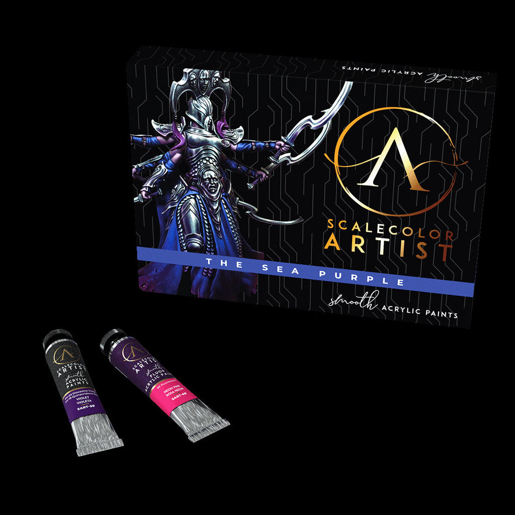 Scale 75 SSAR-025 Scalecolor Artist The Sea PurpplePaint Set (9213719445741)