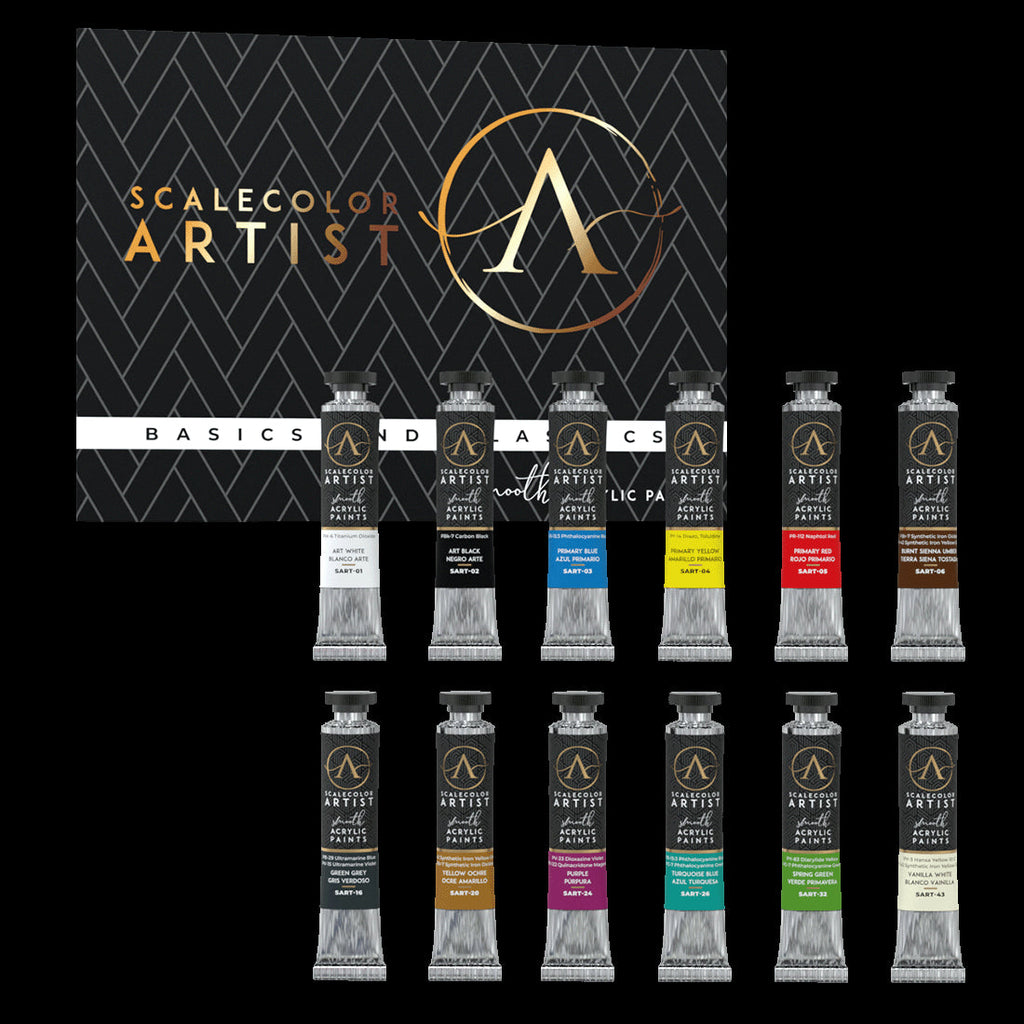 Scale 75 SSAR-021 Scalecolor Artist Basics And Classics Paint Set (9213719314669)