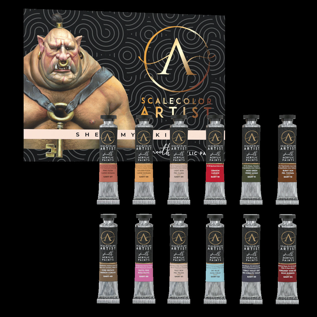 Scale 75 SSAR-022 Scalecolor Artist Shed My SkinPaint Set (9213719347437)