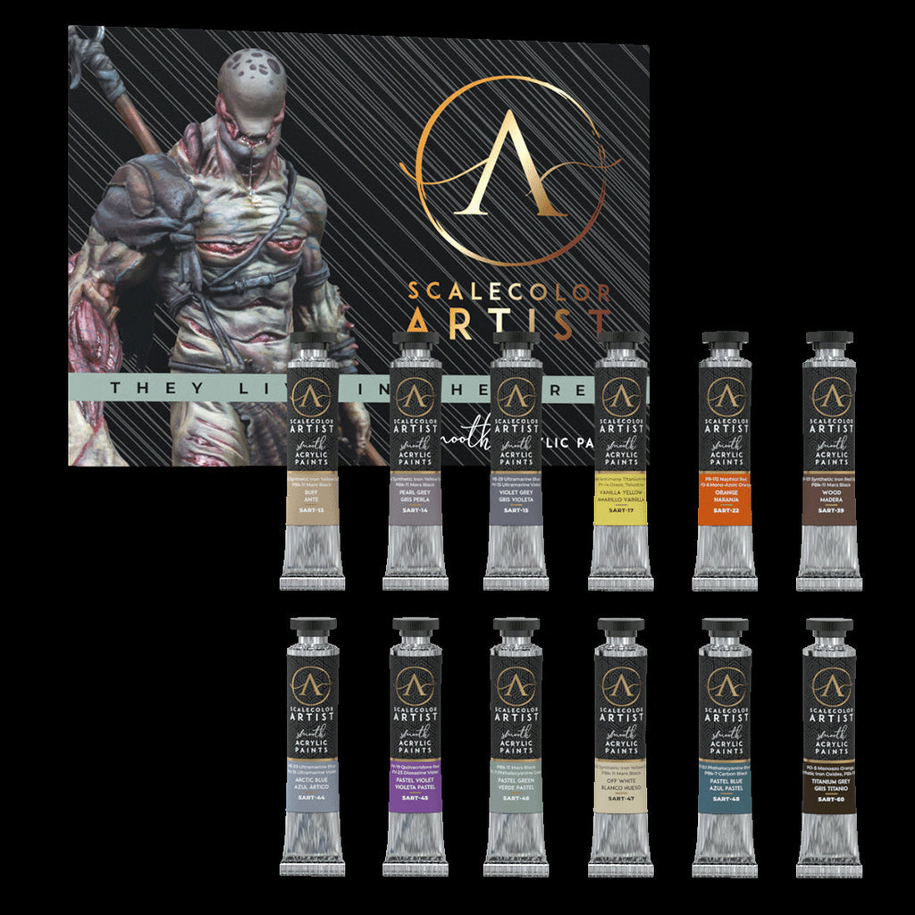Scale 75 SSAR-023 Scalecolor Artist They Live In The GreyPaint Set (9213719380205)