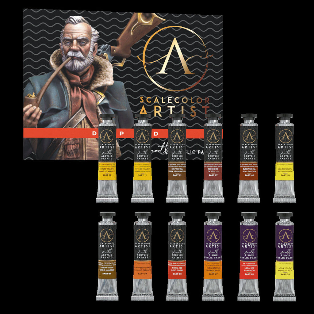 Scale 75 SSAR-024 Scalecolor Artist Deep RedPaint Set (9213719412973)