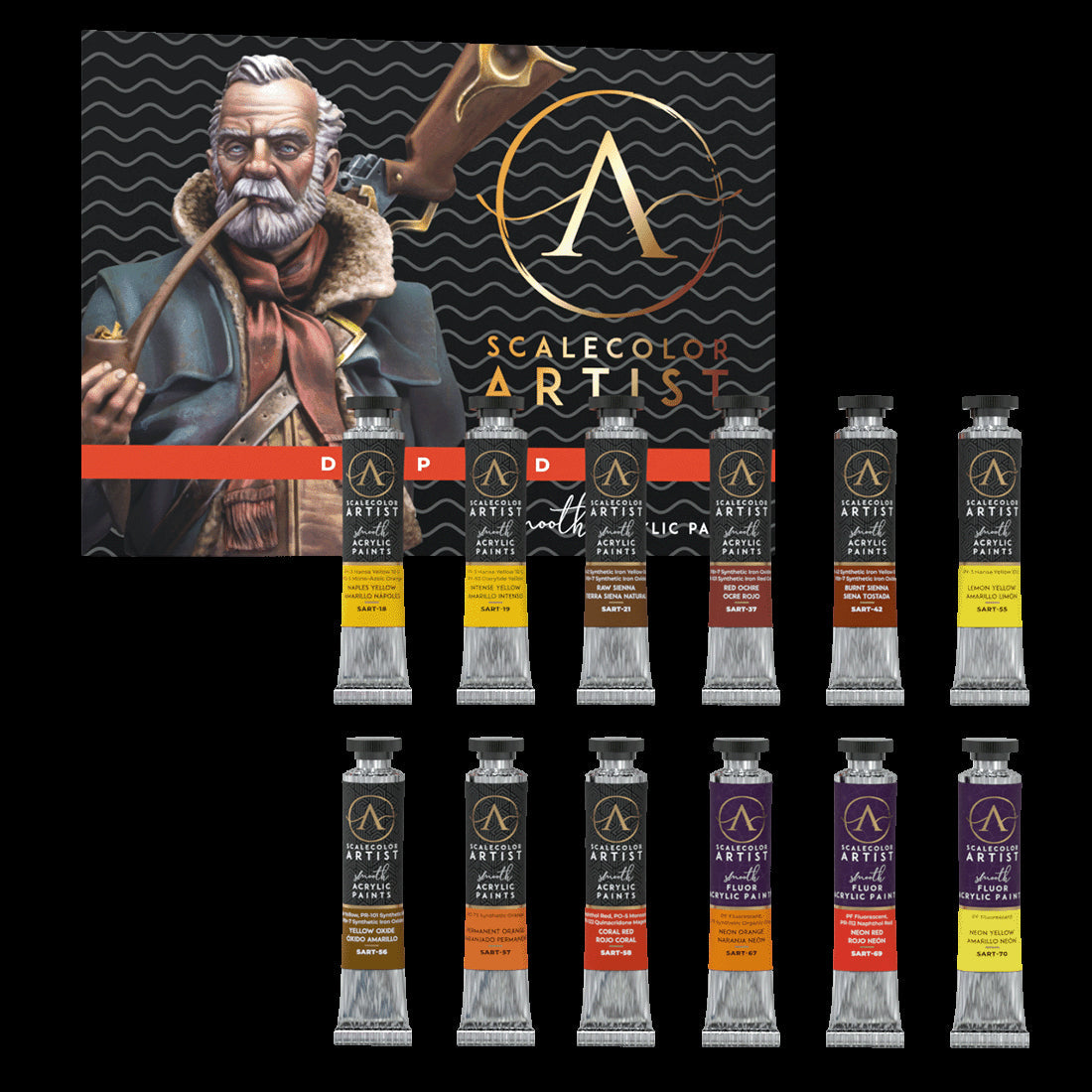 Scale 75 SSAR-024 Scalecolor Artist Deep RedPaint Set (9213719412973)