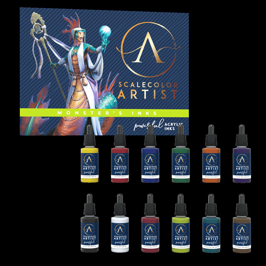 Scale 75 Scalecolor Artist Monster S InkPaint Set (2)