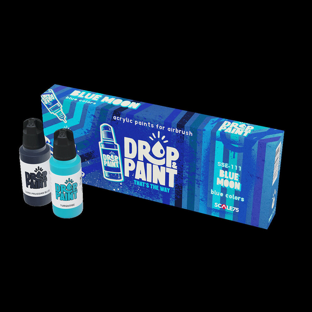Scale 75 SSE-111 Drop and Paints Blue Moon Paint Set (9210269237485)