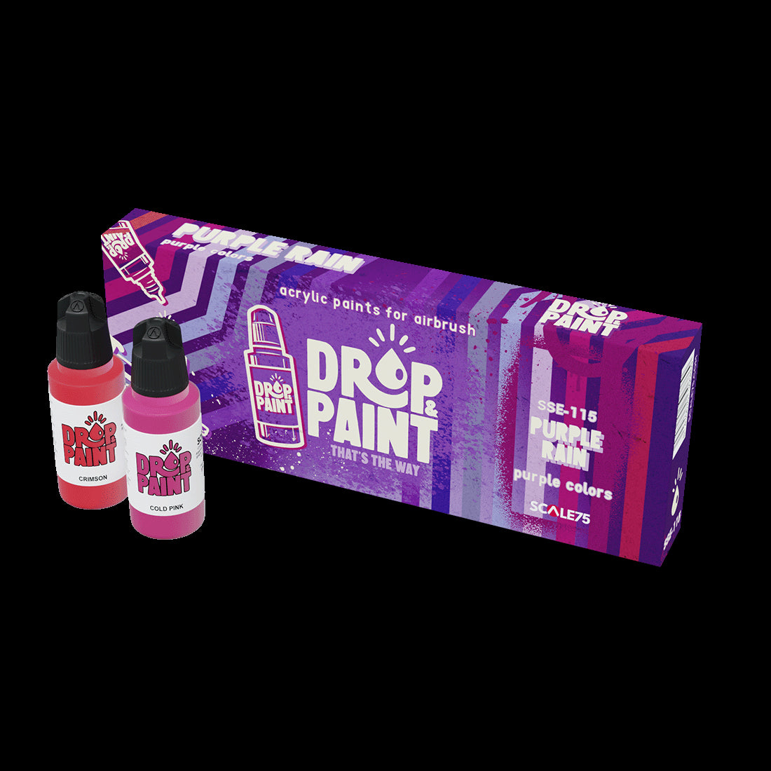 Scale 75 SSE-115 Drop and Paints Purple Rain Paint Set (9210269401325)