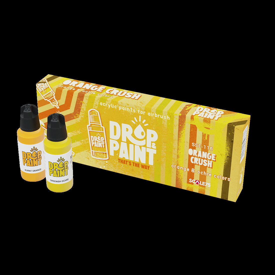 Scale 75 SSE-116 Drop and Paints Orange Crush Paint Set (9210269434093)