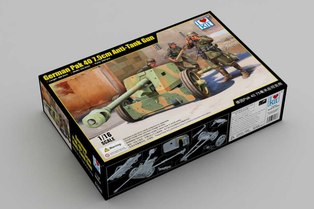 I Love Kit 1/16 German Pak 40 7.5cm Anti-Tank Gun (5)