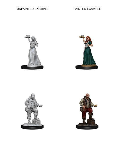 WizKids 72584 Pathfinder Battles Deep Cuts: Merchants (Serving Girl/Merchant) (9003774968045)