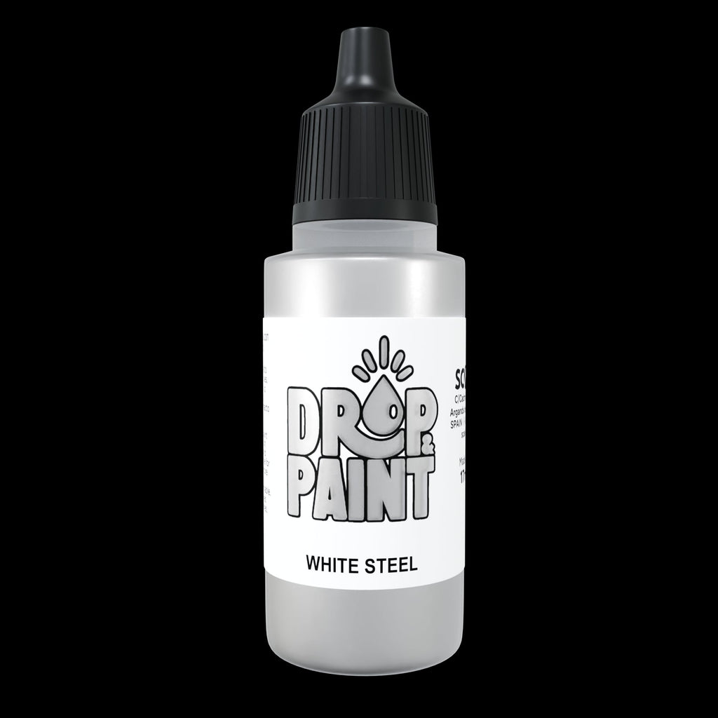 Scale 75 SDP-109 Drop and Paints White Steel 17ml (9210268418285)