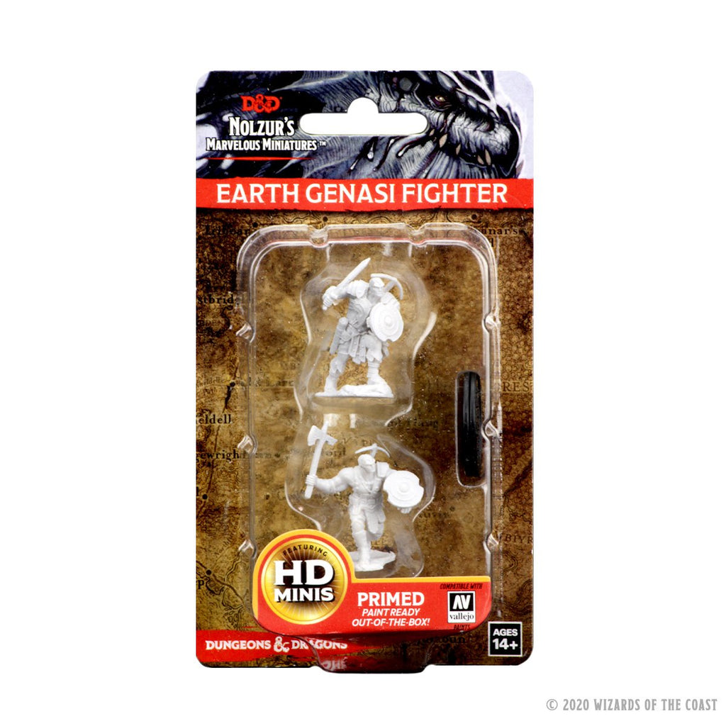 WizKids 73203 D&D Nolzurâ€™s Marvelous Miniatures: Earth Genasi Male Fighter (9003787682029)