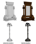 WizKids 73367 Deep Cuts Unpainted Miniatures: Mirror & Bird on Stand (9003791253741)