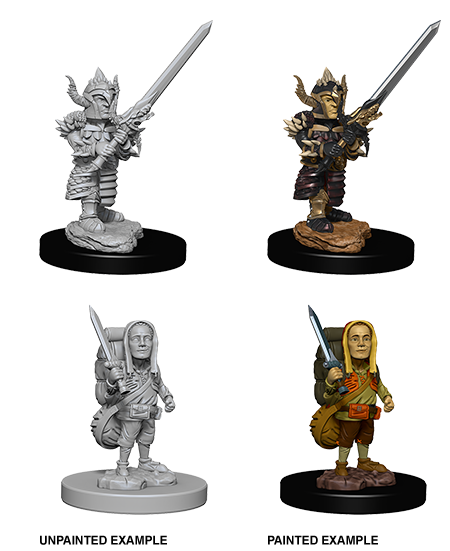 WizKids 73386 D&D Nolzurâ€™s Marvelous Miniatures: Male Halfling Fighter (9003792138477)