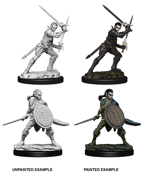 WizKids 73410 Pathfinder Battles Deep Cuts: Female Elf Fighter (9003793744109)