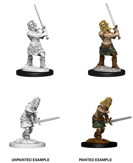 WizKids 73413 Pathfinder Battles Deep Cuts: Male Human Barbarian (9003794071789)