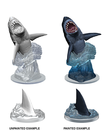 WizKids 73729 Deep Cuts Unpainted Miniatures: Shark (9003804393709)