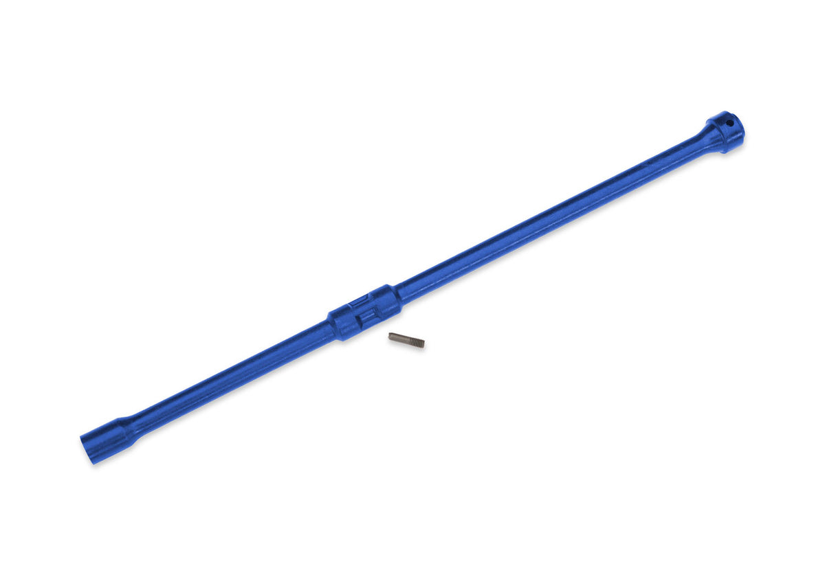 Traxxas Centre Plastic Blue &amp; Screw Pin RC Driveshaft - 7455X - TRX7455X-BLUE