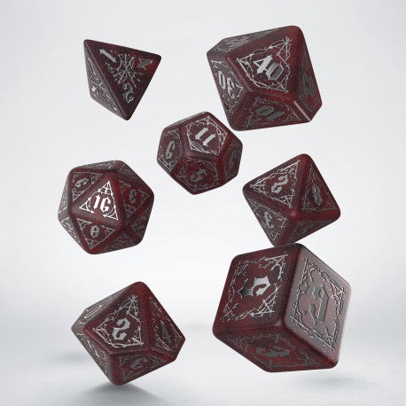 Q Workshop Bloodsucker Dice Set: Scarlet