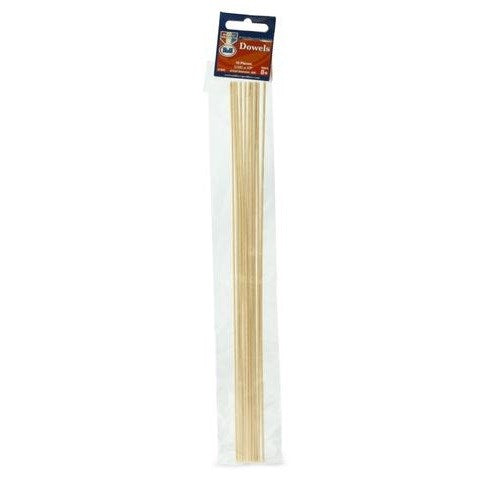 Midwest 7903 Birch Dowel 1/16 x 12" (1.59 x 304.8mm) - 10 Lengths
