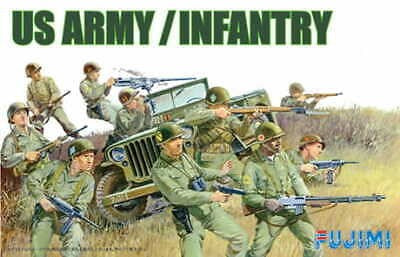 Fujimi 761213 1/76 US Army Infantry Set - WWII - Hobby City NZ (7597352616173)