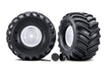 Traxxas X-Monster Wheels Terra Groove Tires RC Wheel &amp; Tyre Set 1/10 Scale - 7689 - TRX7689