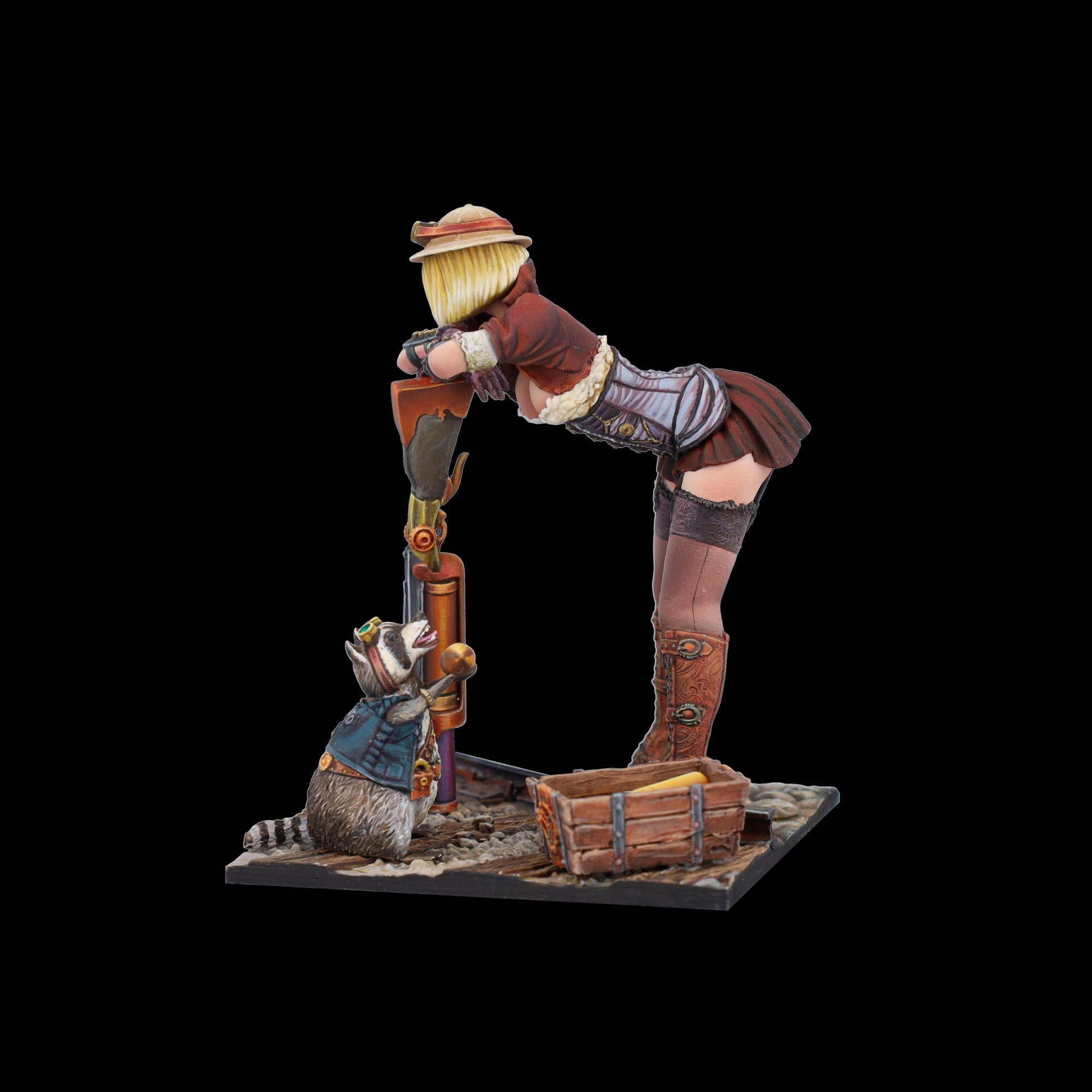 Scale 75 Figures Steam Wars Audrey D. & Rumblepop 75mm (13)