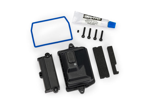 Traxxas 7724X Receiver Box Cover with Hardware - Hobby City NZ (9070150811885)