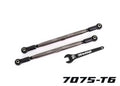 Traxxas 7897-GRAY TOE LINKS FRONT GRAY ALUM (8828392997101)