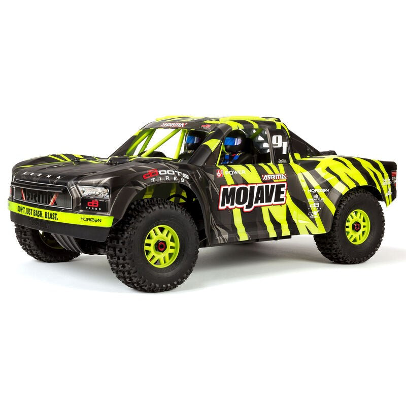 ARRMA 7604V2T1 MOJAVE 6S 4WD BLX 1/7 Desert Truck RTR Green/Black (8324286578925)