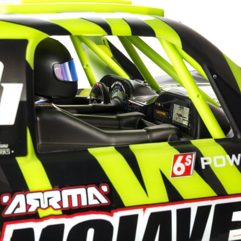 ARRMA 7604V2T1 MOJAVE 6S 4WD BLX 1/7 Desert Truck RTR Green/Black (8324286578925)