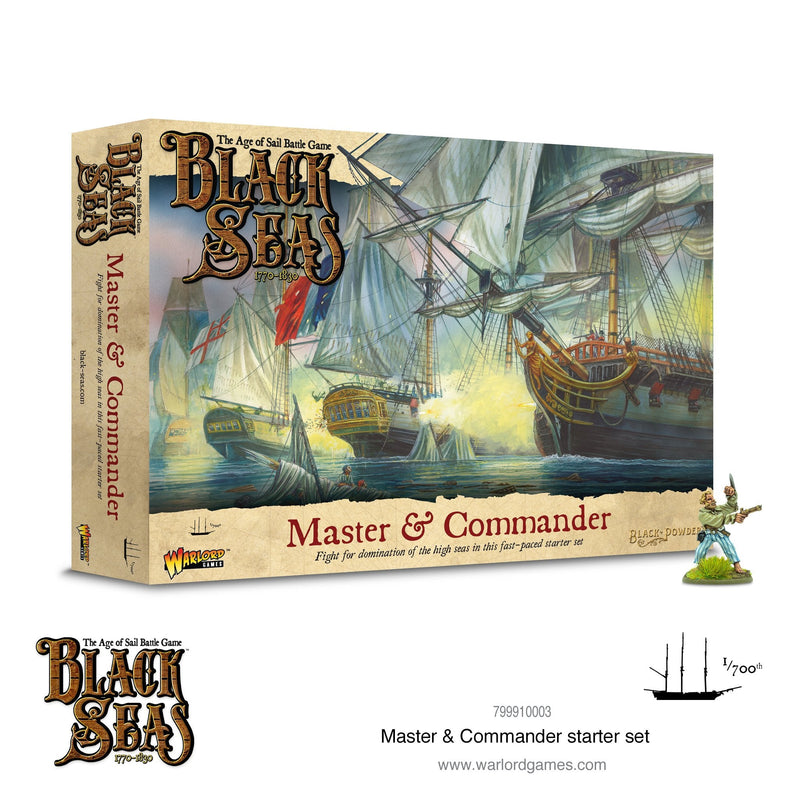 Black Seas 791510001 1/700th  Master & Commander Starter Set