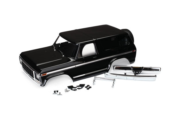 Traxxas Ford Bronco Complete RC Car Body Black
