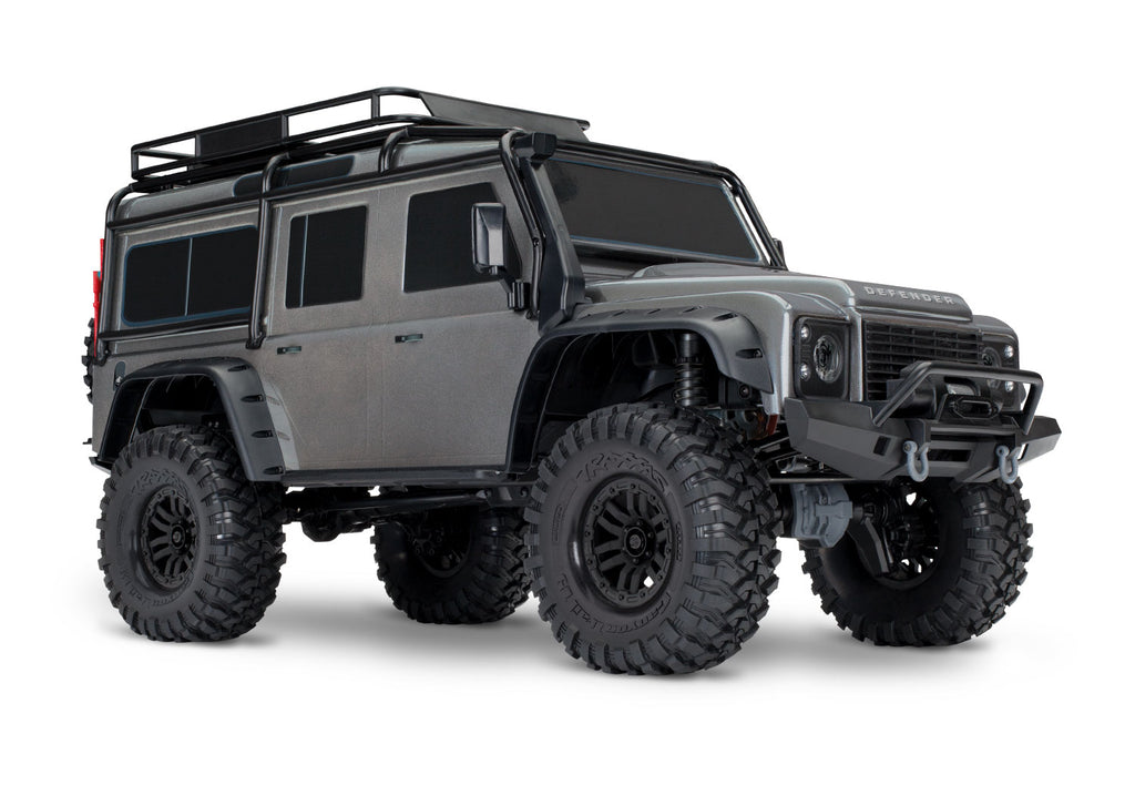 Traxxas TRX-4 Scale & Trail Defender Crawler RC Crawler 1/10 Scale - 82256-4 - TRX82256-4-SLVR