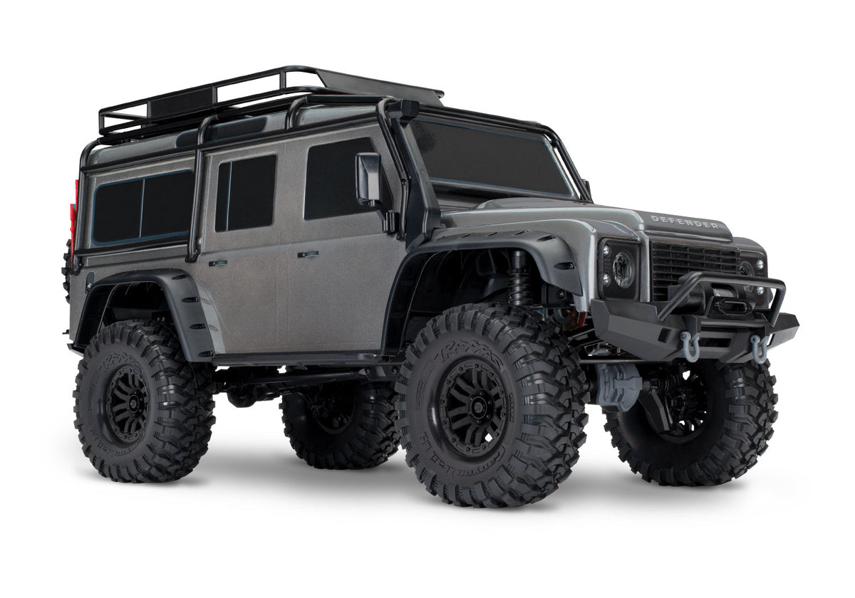 Traxxas TRX-4 Scale & Trail Defender Crawler RC Crawler 1/10 Scale - 82256-4 - TRX82256-4-SLVR