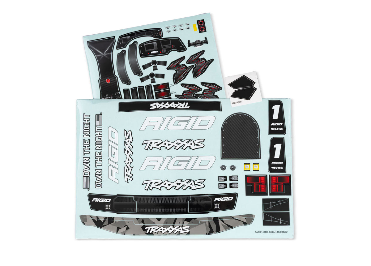 Traxxas Unlimited Desert Racer Rigid Decals - 8562 - TRX8562