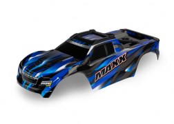 Traxxas 8918A Body Maxx blue (painted decals applied)
