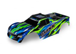 Traxxas 8918G Body Maxx green (painted decals applied)