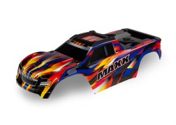 Traxxas 8918P Body Maxx yellow (painted decals applied)