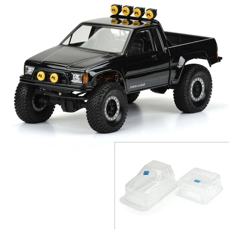 Pro-Line PRO346600 85 Toyota HiLux SR5 Clr Body:SCX10 Honcho 12.3 WB - Hobby City NZ