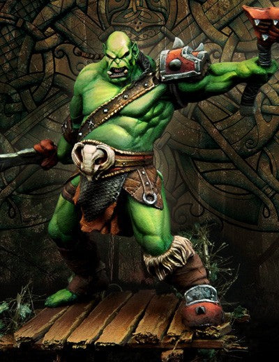 Scale 75 Figures Fantasy Wargames Shargh Orc Champion 35mm (2)