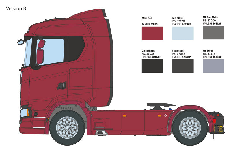 Italeri SCANIA S770 NORM ROOF GREY CAB (3)