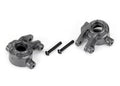 Traxxas 9037-GRAY STEERING BLOCKS GRAY L&R (8828407546093)