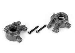 Traxxas 9037-GRAY STEERING BLOCKS GRAY L&R (8828407546093)