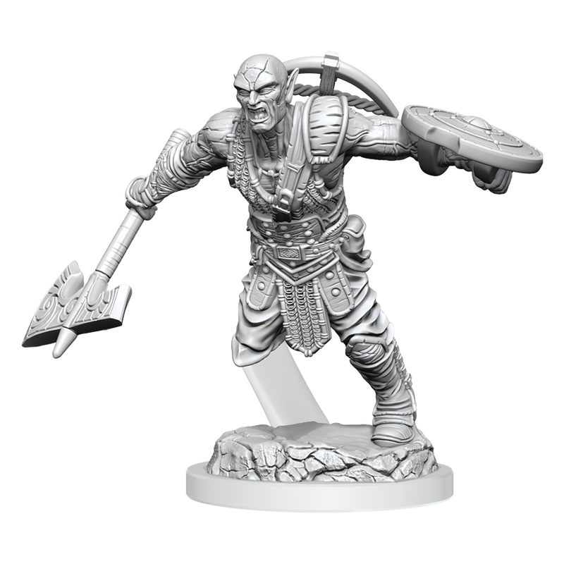 WizKids 90402 D&D Nolzurs Marvelous Miniatures: Earth Genasi Fighter (9003826970861)
