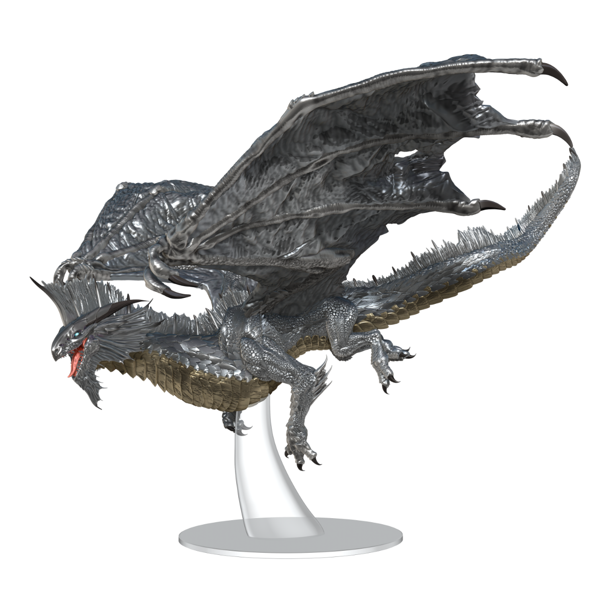 WizKids D&D Nolzur's Marvelous Miniatures: Adult Silver Dragon - WZK90566