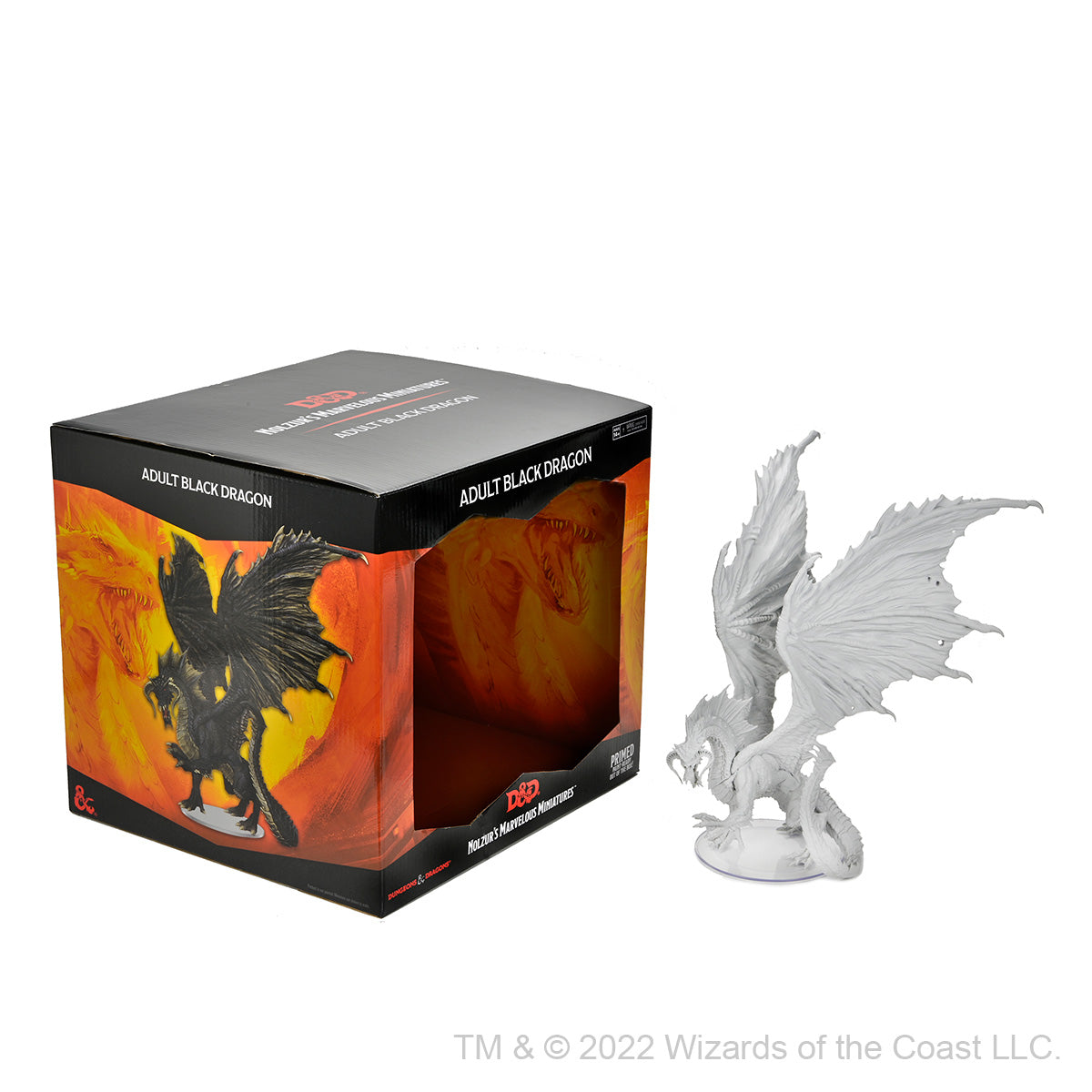 WizKids D&D Nolzur's Marvelous Miniatures: Adult Black Dragon - WZK90577
