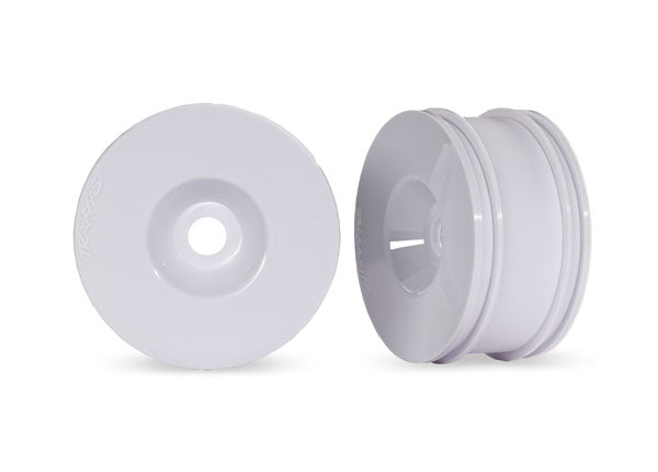 Traxxas 3.0in White Dished RC Wheel (Pack of 2)