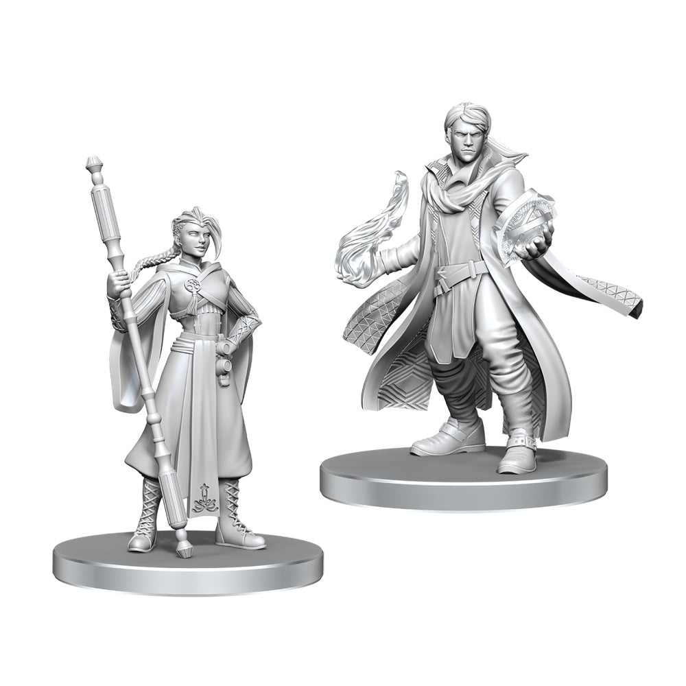 WizKids WZK90789 Critical Role Unpainted Miniatures Beauregard Lionett & Caleb Widogast