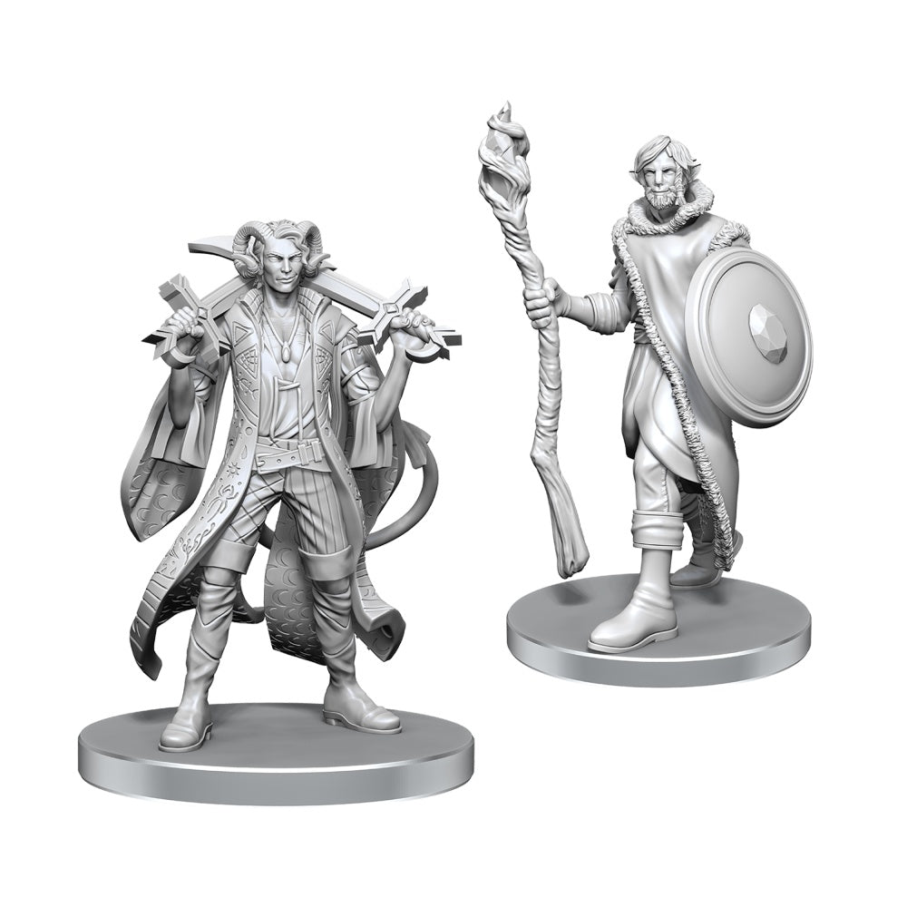 WizKids WZK90790 Critical Role Unpainted Miniatures Mollymauk Tealeaf & Caduceus Clay